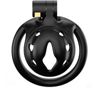 Hdynasty Gabbia in Resina Convessa Mini Multifunzionale Ultra compatta da Uomo Nera, Leggera, Dotata di 5 Anelli di Fissaggio (Anelli Piatti, WX-1B)