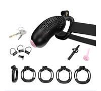 Hdynasty Gabbia indossabile in Resina per l'allenamento della Forza, Leggera e Tridimensionale, pesa Circa 170 Grammi (Nero, XL-2)