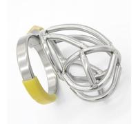 Hdynasty Uomini Metallo Acciaio Inox Scavato Traspirante Bondage Accessori Sportivi (38mm/43mm/48mm/52mm) (43mm)