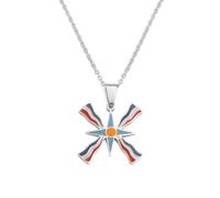 Hdyrpex Collana con ciondolo a forma di lama Ashur per donne e uomini con lamassu alato è una collana assira in acciaio inossidabile con ciondolo