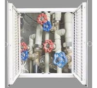 HDYZJQ Pannello di Accesso Idraulico in Metallo/Copertura di Sfiato, Griglia Decorativa A Persiana da Parete, Sportello di Ispezione per Accesso di Servizio(WxH 40x20 in (102x51cm))
