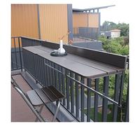 HDZNDH Tavolino Regolabile in Altezza su 5 Livelli per Balcone, Terrazza e Giardino (Size: 80 * 37 * 9cm)