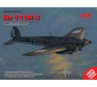 Heinkel He 111 H-3 WWII German Bomber 1:48 ICM48261 - icm modellismo