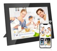 HE Baixu elx - Cornice per foto digitale WiFi da 10,1 pollici, cornice digitale intelligente con display touch HD 1280 x 800, condividere foto e video istantaneamente, regalo per amici e