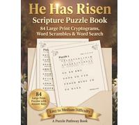 He Has Risen: An Easter Scripture Puzzle Book