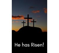 He Has Risen Easter notebook or journal