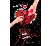 He Heals the Broken in Heart and Binds Up Their Wounds: Inspirational Christian Notebook Journal for Prayer, Comfort, Healing, Grief, Support, and ... Pages, Illustrated Black & White Edition