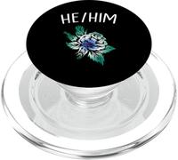 He Him MLM Pride Rose Flower Gay Men MLM Bandiera PopSockets PopGrip per MagSafe