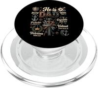 He is Dad Bible Verse Strong Wise Christian Father's Day PopSockets PopGrip per MagSafe