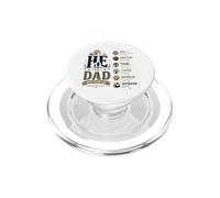 He Is Dad Guide Protector Forte design Christian Father PopSockets PopGrip per MagSafe