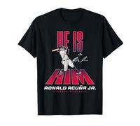 He is Him Ronald Acuna Jr. Atlanta Baseball MLBPA Maglietta