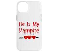 He Is My Vampire She Is My Vampire Couple Genitore Halloween Custodia per iPhone 14 Plus