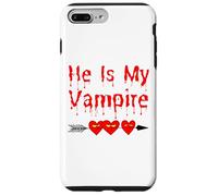 He Is My Vampire She Is My Vampire Couple Genitore Halloween Custodia per iPhone 7 Plus/8 Plus
