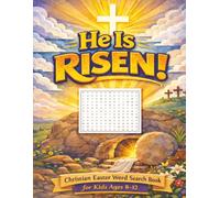 He Is Risen!: Christian Easter Word Search Book for Kids Ages 8-12