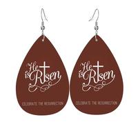 He Is Risen Happy Easter Day Orecchini Da Donna Moda Orecchini Stampato Accessori Per Donne Carnevale Cosplay