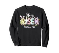 He Is Risen Jesus Christian Happy Easter Day Coniglio Bunny Felpa