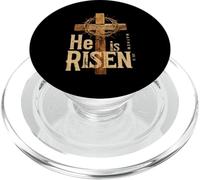 He is Risen Retro Vintage Croce Happy Easter PopSockets PopGrip per MagSafe