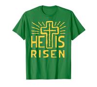 He Is Risen Shirt, Christian Shirt, God Jesus Faith Easter Maglietta