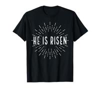 He Is Risen Shirt, Christian Shirt, God Jesus Faith Easter Maglietta