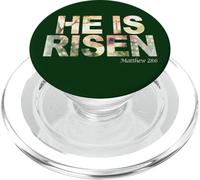 He is Risen - Watercolor Passover Easter Cross of Jesus PopSockets PopGrip per MagSafe