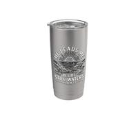He Leads Me Beside Still Waters Bicchiere termico in acciaio inox doppia parete