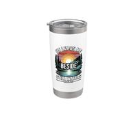 He Leads Me Beside Still Waters Bicchiere termico in acciaio inox doppia parete
