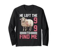 He Left The 99 To Find Me Bibbia Fede Cristiana - Maglia a Manica