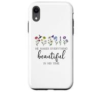 He Makes Everything Beautiful in His Time Here I Am Send Me Custodia per iPhone XR