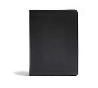 He Reads Truth Bible: Christian Standard Bible, Black Leathertouch
