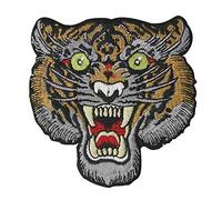 he roaring Animal patch ricamato applique toppa termoadesiva Roaring Tiger