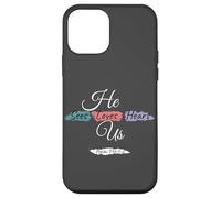 He Sees Loves Hears Us Psalm 116:1-2 Color Splashes Custodia per iPhone 12 mini