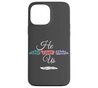 He Sees Loves Hears Us Psalm 116:1-2 Color Splashes Custodia per iPhone 13 Pro Max
