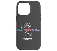 He Sees Loves Hears Us Psalm 116:1-2 Color Splashes Custodia per iPhone 14 Pro Max