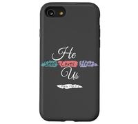 He Sees Loves Hears Us Psalm 116:1-2 Color Splashes Custodia per iPhone SE (2020) / 7/8
