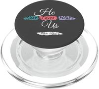 He Sees Loves Hears Us Psalm 116:1-2 Color Splashes PopSockets PopGrip per MagSafe
