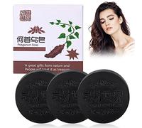 He Shou Wu Sapone per Capelli Capello Naturale Promuove Crescita e Riduce Caduta (3 Pezzi)