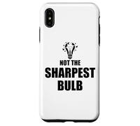 He Was Never the Sharpest Bulb Not the Brightest Tool Funny Custodia per iPhone XS Max