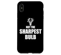 He Was Never the Sharpest Bulb Not the Brightest Tool Funny Custodia per iPhone XS Max