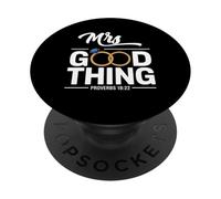He Who Finds A Wife Christian Bible Verse Religious Sayings PopSockets PopGrip Adesivo