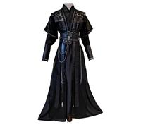 He Xuan - Set completo di parrucca per cosplay Shi Qing Xuan, stile antico, stile anime Hanfu, per feste di Halloween