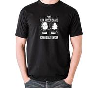 HE YE SHAN ZHA TIAO H M Prison Slade, Norman Stanley Fletcher - TV Show Inspired T Shirt Personalised T Shirt - Unisex 100% Cotton Size S-3Xl Unisex 100% Cotton Short-Sleeve T-Shirts Black XXXL