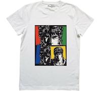 HE YE SHAN ZHA TIAO Ken Shiro Ken The Warrior True Savior No Ken Crew Neck Unisex Short Sleeve T-Shirt White XL