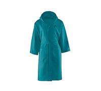 HEAD Active - Accappatoio Uomo e Donna con Cappuccio e Tasche, Accappatoio Microfibra Leggero a Rapida Asciugatura - Accappatoio Donna e Uomo Morbido, Assorbente e Salvaspazio, Taglia L, Octane Blue