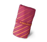HEAD Active Stripes - Asciugamano Microfibra con Elastico, Asciugamano Palestra, Sport e Fitness Morbido e Leggero a Rapida Asciugatura, Asciugamani Bagno Assorbente Salvaspazio Viaggio 40x60, Magenta