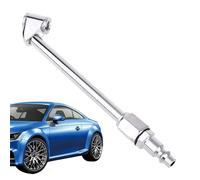 Head Air Chuck - Straight Foot Heavy Duty Closed Pneumatic Valve Tool, Quarter Inch FNPT Threaded Connection, Commercial Truck Semi Car RV Tire Inflator | For Mechanics