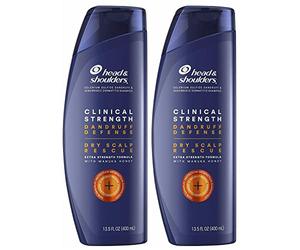 Head and Shoulders, Shampoo Clinical Strength per dermatite e dermatite seborroica, 400 ml (confezione da 2)