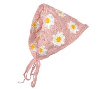Head Bandana - Floral Crochet Headwrap For Women | Sciarpa Per Capelli Per Ragazze | Accessorio Per Capelli All'uncinetto Fatto A Mano | Bandana Floreale All'uncinetto | Banca All'uncinetto Per Donne