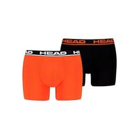 HEAD Basic Boxer a Pantaloncino, Orengeade/Nero, L (Pacco da 2) Uomo