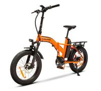 HEAD Bici Elettrica 20'' Pieghevole Fat Bike Independent Nero E Arancio