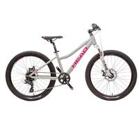 HEAD Bicicletta unisex per bambini Lauren 2.0 24, grigio/rosa, 34